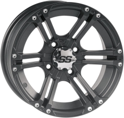 Felga ITP SS 212 MATTE BLACK FINISH 12x7 BOLT PATTERN 4/110 OFFSET 5+2