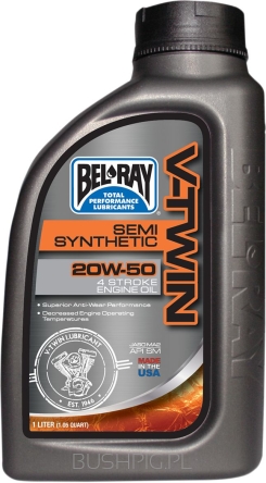 Olej BEL-RAY VTWIN SEMI 20W50 1L