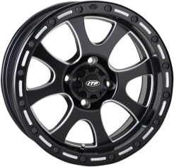 Felga ITP TSUNAMI 15X7 BOLT PATTERN 4/156 OFFSET 4+3 BLACK