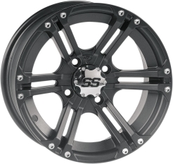 Felga ITP SS 212 MATTE BLACK FINISH 14x6 BOLT PATTERN 4/156 OFFSET 4+2