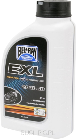 Olej BEL-RAY EXL MINERAL 4T 20W-50 1L