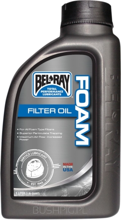 Olej BEL-RAY FOAM FILTER 1L