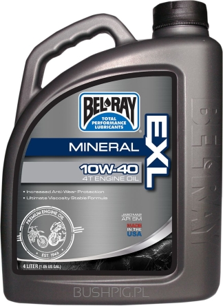 Olej BEL-RAY EXL MINERAL 4T 10W-40 4L