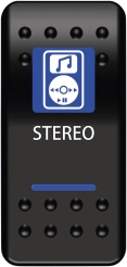 SWITCH ROCKER STEREO