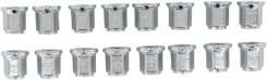 LUG NUT 12MMx1.25 FLAT BASE 17MM HEAD CHROME