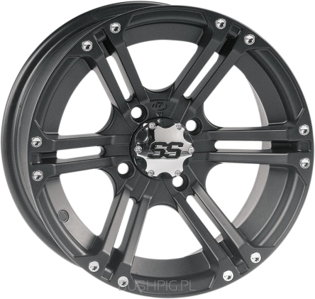 Felga ITP SS 212 MATTE BLACK FINISH 14x8 BOLT PATTERN 4/137 (12MM) OFFSET 5+3