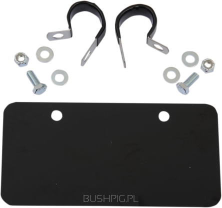 MUD LICENSE PLT HOLDR-BLK