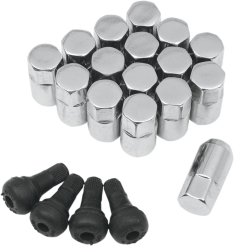 LUG NUT 10MM CHROME 16PK